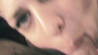 Up Close And Personal Fellatio Blonde From Italy Moment