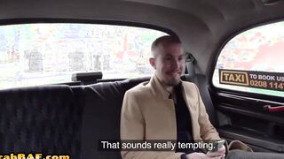 Bigboobs taxi driver licked and plowed by passenger