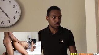 Cheating Ebony Gf Caught on Web Cam