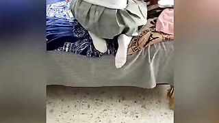 Students Making Out After College! Spying on my Dyke Sister