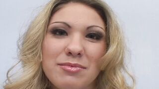 Eighteen Aubrey Addams into Facial Creampie after filthy Nailed