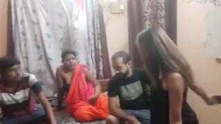 Tiny cock hubby sharing his ex-wife with brother... cum into