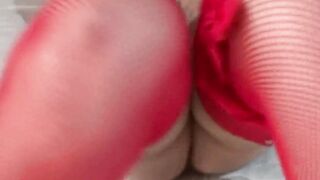 My ex-wife shows off her bushy snatch before getting banged! rough