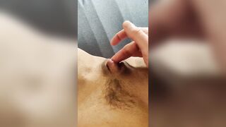 pov on clitoris rubbed to orgasm (120fps)