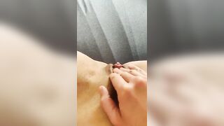 pov on clitoris rubbed to orgasm (120fps)