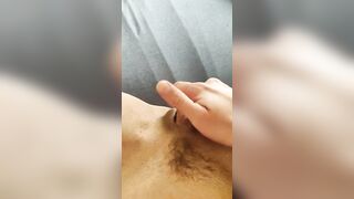 pov on clitoris rubbed to orgasm (120fps)
