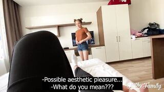 I PICK UP HER AND CUM IN HER