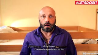 HORNYHOSTEL - (Julia Parker, Jean Pallett) - Janitor Surprise Pounded