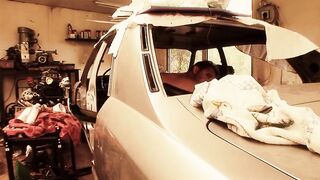 Ambitious cunt with mouth Takes On Multiple Mechanic Cocks