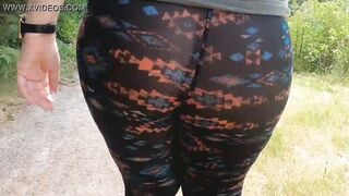 Milf Long Butt Watch Thru Pants Outdoor Trail