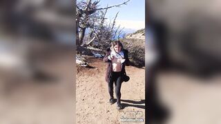 Riskiest HEAD and boned ever into outdoors see point and cable vehicle