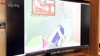 Geek played a anime game and dreamed that a women