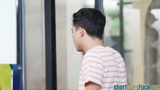 Big Tit mom banged by little bro at gym before blowing