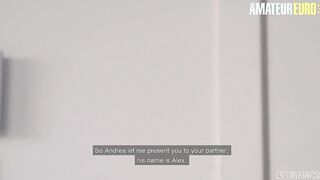 AMATEUREURO - Goddess Women Takes Long Dick On Her First Casting