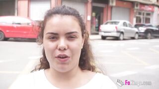 Big Titted Mia proves her pickup talent with rookies inside the