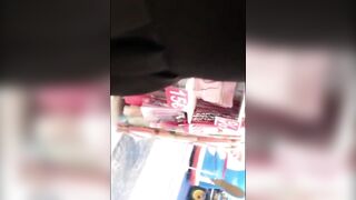 Ebony Underwear Upskirt
