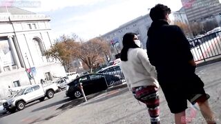 COVID Web Cam 66 - Cute Into Her Winter Leggings And UGG Boots