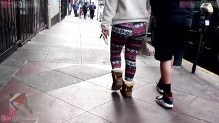 COVID Web Cam 66 - Cute Into Her Winter Leggings And UGG Boots
