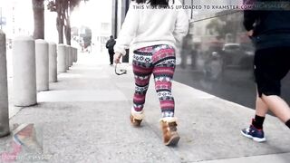 COVID Web Cam 66 - Cute Into Her Winter Leggings And UGG Boots