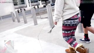 COVID Web Cam 66 - Cute Into Her Winter Leggings And UGG Boots