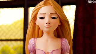 Goddess Rapunzel First Time BLOWJOB Turf Job And Plowed