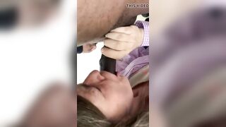 No teeth Mouth Blows Before Work