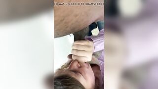 No teeth Mouth Blows Before Work