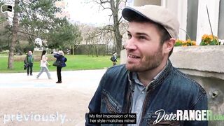 First Time ANAL DATE! Bushy French Guy is lucky to