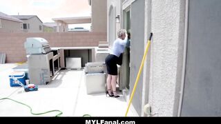 Huge Titted mom HOA Lady Anal Banged From Homeowner -