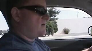 Older bimbo gets her face and snatch fuck at same time