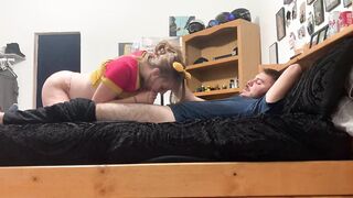 Ex-Wife lets me cum down her throat for Halloween