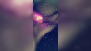 (Filthy talk) Long sluts fucks her sweet vagina with vibrator