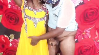 Young thin women fucking into new dress