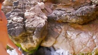 Isabelle inside an anal 3 way with double penetration
