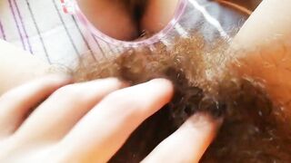 NEW BUSHY CUNT COMPILATION CLOSE UP GAPING HUGE CLITORIS BUSH