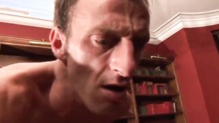 Vanessa Hill has anal sex inside a three-way