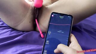 Stepmom fucks herself with a new dildo and asked her
