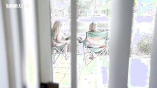 My Stepmom & Step Aunt Got Stuck Into The Same Couch
