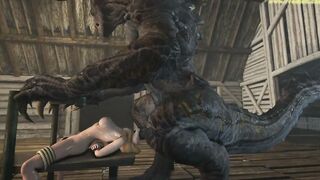 Long Monster Compilation, Gaming girls plowed brutally