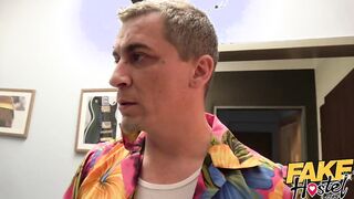 Fake Hostel - Selfie crazed adorable teens cunt with mouth inside pigtails