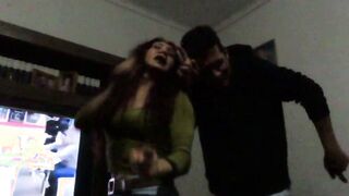 HOT cougar AND HER BROTHER-INSIDE-LAW DANCING TURNED ON