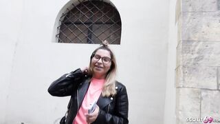 GERMAN SCOUT - CURVY COLLEGE CHICK VIVENNE PICKUP AND BONED