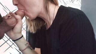 babe mistress suck fat penis and is boned on the