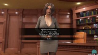 COLLEGE TIED #28 - Thicc land-lady showing off her backside