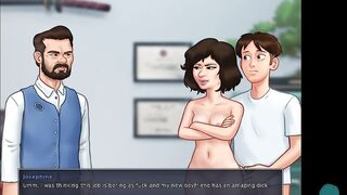 SUMMERTIME SAGA #39 • Fucking the dark hair 19 yo into the
