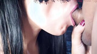 ASMR CUM INSIDE MOUTH Sexual Head Close up