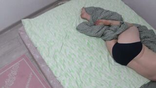 Concealed camera spies on old fiance into the bedroom Chubby
