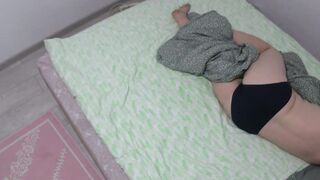 Concealed camera spies on old fiance into the bedroom Chubby