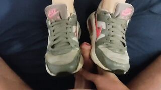 Jizzed on my wifey's Nike Sneaker
