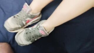 Jizzed on my wifey's Nike Sneaker